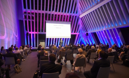 Impression vom MICE-Anlass The Circle Conference im Circle Convention Center am Flughafen Zürich. © Marco Stalder