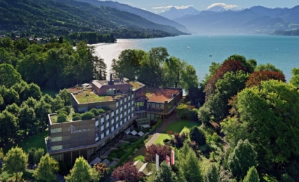 Geht in neue Hände über: Das Seminarhotel Seepark in Thun. ©zvg